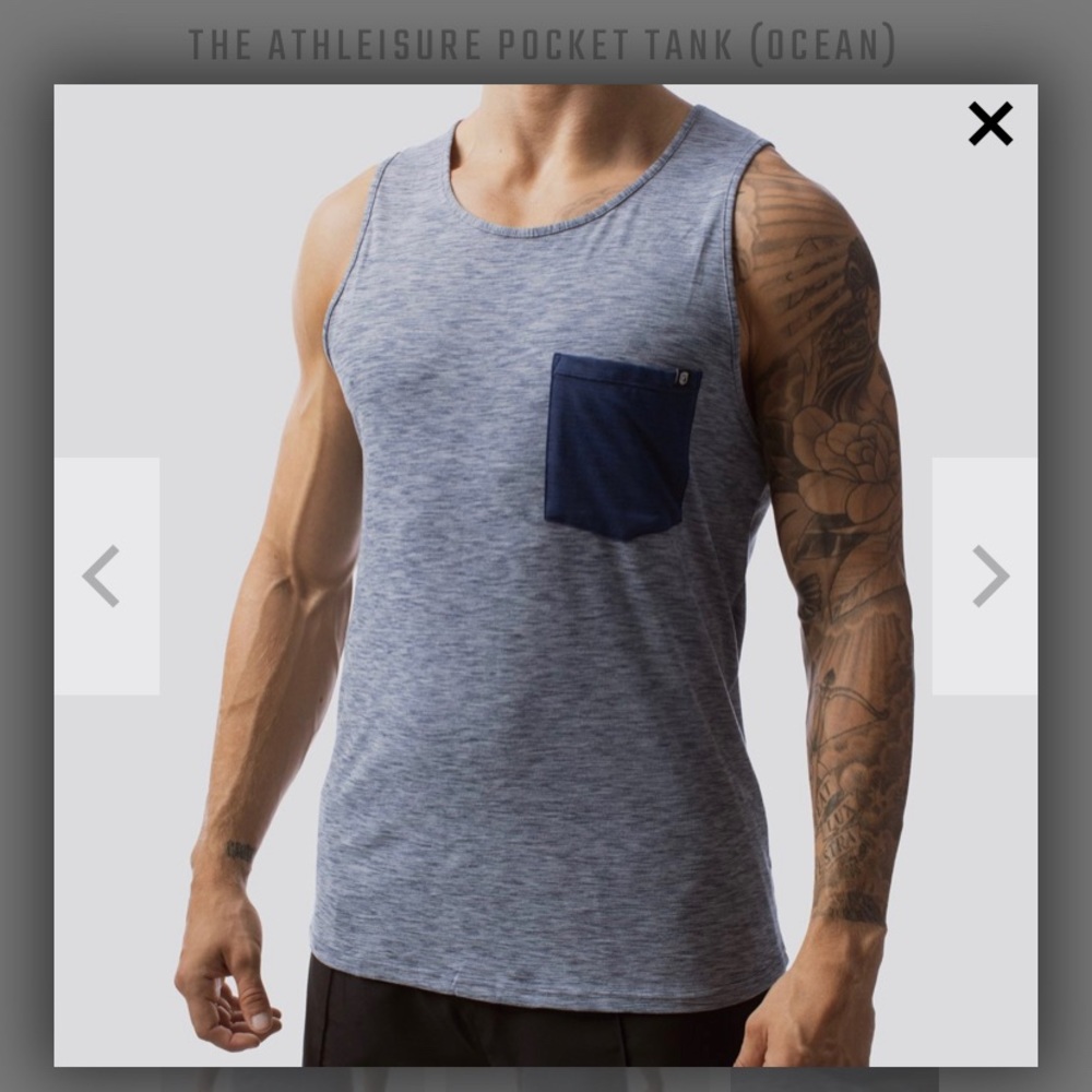 Born Primitive Pocket Tank NWT Size S Color Ocean